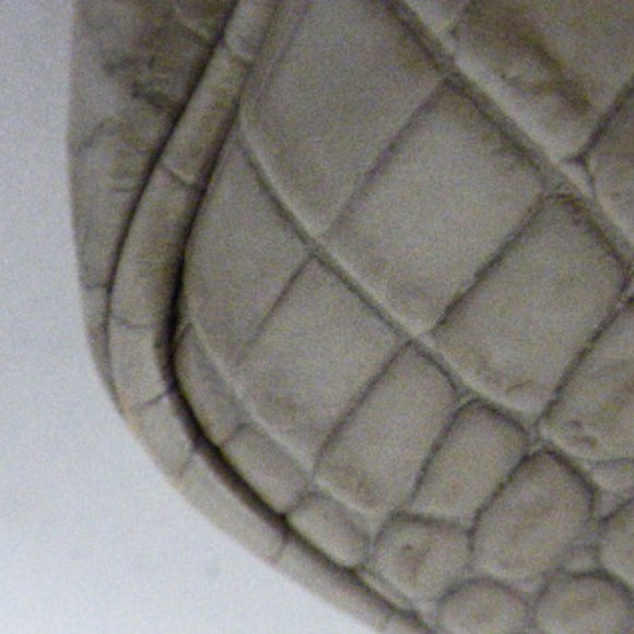 Brahmin crocodile leather crossbody shoulder bag taupe - Picture 7 of 9